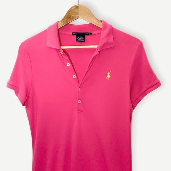 Ralph Lauren Sport Pink Short Sleeve Polo Dress S - Picture 2 of 9